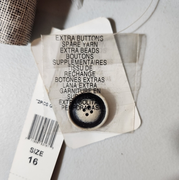 John Meyer Collection Linen Blend Tan Utility Blazer Jacket w/Belt-Size 16 NWT - Picture 11 of 11